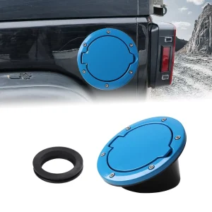 Factory for Jeep Wrangler JK JKU Models Fuel Filler Cover Gas Cap Aluminum Alloy Exterior Accessories