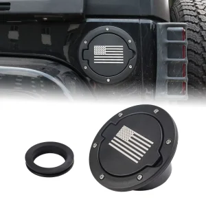 Factory for Jeep Wrangler JK Sahara Rubicon Sport Fuel Filler Door Gas Cap Tank Cover Laser Printing Available