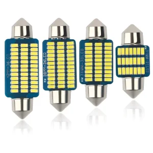 Festoon C5W 6500K LED Car Interior Dome Reading License Plate Lamps 31mm 36mm 39mm 41mm DC12V 130LM