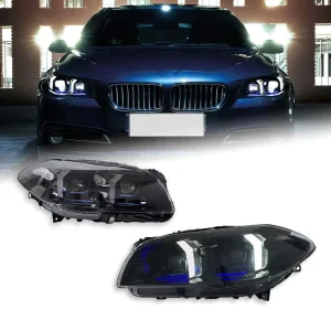 Fit for BMW 5 Series F10 F18 10-17 Modified Fang Style LED Projector Headlight Assembly LED Headlights