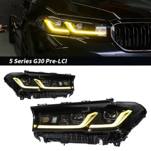 Fit for BMW 5 Series G30 Black Warrior Laser Headlight Assembly Auto Cross-border Lighting Parts