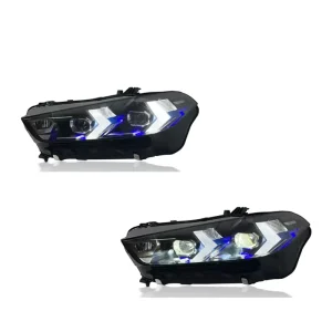 Fit for BMW X5 G05 Modified New Arrow LED DRL Turn Signal Projector Headlight Assembly LED Headlights Auto Accessories