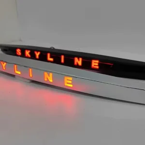 Fit for Car Tail Light Led Warning Led Letter Brake Strip Bar Light Led Car Letter Brake Light for Q50/Q50L