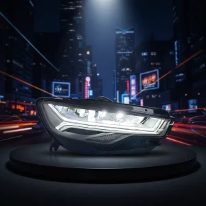 Fits Audi A6 C7 C7.5 LED Headlight Assembly Matrix Style Sequential Indicator Startup Animation Plug Play