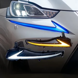 Fits Lexus IS250 IS300 LED Daytime Running Light Upgrade with Sequential Turn Signal 12V