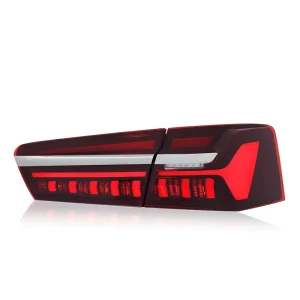 Fits for Audi A6 Tail Light Assembly C7 Upgrade with New LED Daytime Running Lights and Flowing Turn Signals