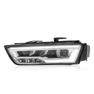 Fits for Audi Q3 Headlight Assembly Upgrade High end LED Daytime Running Lights and Turn signal Lens