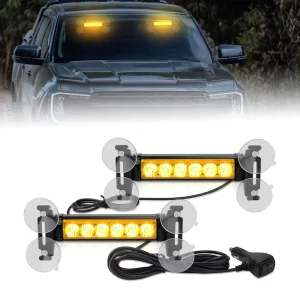 Flash LED Dash Strobe Lights One Controller Emergency Car Strobe Visor Light Decorative Van LED Lights Auto Exterior Lighting