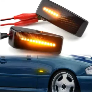 Flashing Car Turn Signal Lights LED Strobe Indicator Accessories for Mercedes benz W201 W202