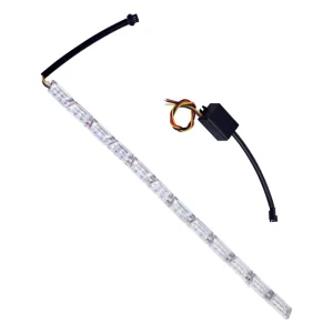 Flexible Crystal Tear Eyes LED Strip Daytime Running Light DRL Turn Signal Yellow Flowing Car Front Headlight Driving Lamp
