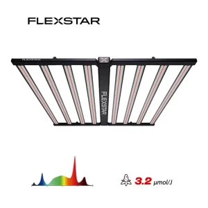 Flexstar Spectune 1000W 1200W Tunable Full Spectrum Grow Lights Constant Power 4 Channel Dimming UV FR Control DLC