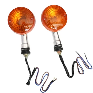 Flowing 12v Universal Turn Signals for Motorcycle GN125 Motorbike Running Indicator Lights Replace
