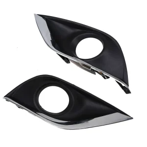Fog Light Case Cover Bezel With Chrome Trim Replacement for Nissan Sunny Versa Almera