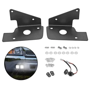Fog Light Mounting Bracket Front Hidden Bumper Mounting Bracket Fit Silverado 2007-2013 Accessories