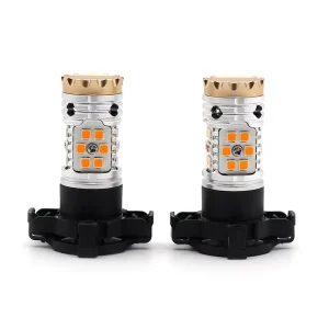 Fog Lights No Hyper Flash PY24W PH24WY Py24w LED Canbus 12V Car LED Light 3030 SMD Amber LED Front Turn Signal Light