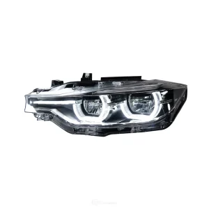 For 12 15 BMW 3 Series F30 Two tone Spoon Headlight Assembly Modified to LED Daytime Running Light Turn Signal Light