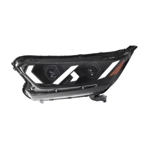 For 17 20 Honda CRV Headlight Assembly Modified LED Lens Photoconductive Daytime Running Light Streamer Turn Signal