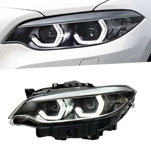 For 2 Series Models Headlight Assembly F22 12V 50W High spec LED Daytime Running Lights Turn signal Lens Retrofitting
