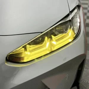 For 21 23 Model Years BMW New 4 Series M3 M4 G22 G23 Models Golden Eye CSL Daytime Running Lights DRL in Lemon Yellow Color