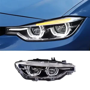 For 3 Series F30 F35 Halogen to Xenon Full LED Headlight Assembly Upgrade 12V 6000K