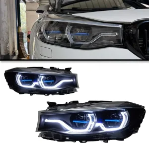 For 3 Series GT Gran Turismo Headlight Assembly 12V 55W LED Retrofit Upgrade F34 Daytime Running Lights 1 Year