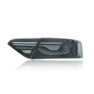 For Audi A5 8T Dragon Scale LED Tail Lights with Scanning Running Light Sequential Turn Signal
