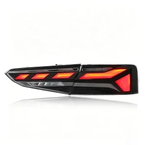 For Audi A5 F5 Smoked RS Style LED Tail Lights with Scanning Running Light & Sequential Turn Signal
