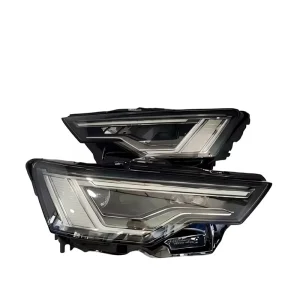 For Audi A6C8 LED Headlamp Assembly 12V Blue for Car Model Compatible LED Headlamp Assembly for Audi A6C8 Car Model