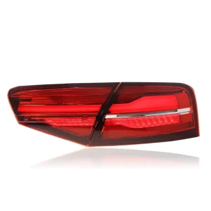 For Audi A8 Old to New LED Tail Lights with Running Light Sequential Turn Signal Warning Light