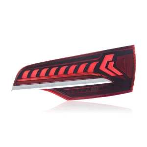 For Audi Q7 4L New Style LED Tail Lights with Scanning Running Light Sequential Turn Signal Warning Light
