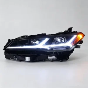 For Avalon Car Headlight Assembly 12V New Upgrade US Spec LED Daytime Running Light Sequential Turn Signal Lamp