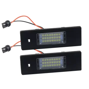 For BMW 1 Series E81 E87 E63 E64 M6 E85 E86 Z4 F12 F13 F20 K48 MINI R60 R61 LED License Number Plate Lamp Car Light Luz No Error