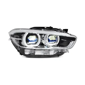 For BMW 1 Series F20 Blue-frame Dual-color Headlight Assembly Upgrade 12V High-spec LED Daytime Running Lights