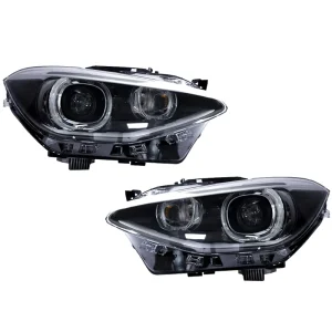 For BMW 1 Series F20 Facelift Upgrade Angel Eye DRL Projector Front Lamp Plug Play Car Lighting LED Headlight Assembly