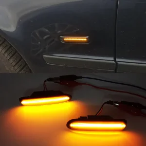 For BMW 3 Series E46 Sedan Coupe Wagon Convertible Led Dynamic Turn Signal Light Side Fender Marker Sequential Lamp