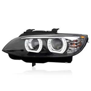 For BMW 3 Series E92 M3 330i 335i M3 Upgrade Plug and Play LED DRL Turn Signal Headlight LED Angel Eye Headlight