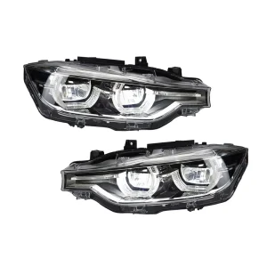 For BMW 3 Series F30 F31 F35 F80 Style LED Dual Projector Lens Waterproof Upgrade Car Front Headlamp Headlight
