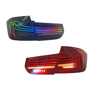 For BMW 3 Series F30 F35 13 19 Upgraded M4 CSL Design RGB Color Changing Sequential Turning Signal Assembly Car Tail Light