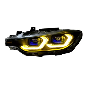 For BMW 3 Series F30 F35 Headlamp Modified Upgraded Style Daytime Running Lights DRL LED Headlight Assembly