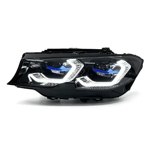For BMW 3 Series G20 12V 50W High-End LED Spoon Headlight Assembly with Daytime Running Light Laser Lens