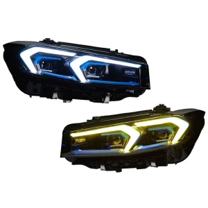 For BMW 3 Series G20 G28 Bi LED Projector Headlights Upgrade Golden Eye Laser Style LED Front Headlamp Assembly