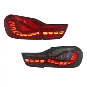 For BMW 4 Series F32 F36 GTS Style Dragon Scale OLED Sequential Dynamic LED Rear Lamp Assembly Upgrade Tail Light