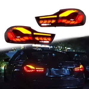 For BMW 4 Series F32 F82 F33 F83 F36 M4 GTS LED Tail Lights Red Running Lights New Condition 12V Voltage Compatible