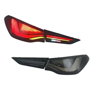 For BMW 4 Series G22 G23 G26 G82 G83 Smoked Black Venom Style Sequential Dynamic LED Rear Lamp Assembly Tail Light