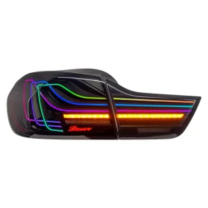 For BMW 4 Series M4 F82 F83 F32 F33 F36 Car Modified LED Taillights Clear Red Rear Lamp 12V Voltage New Used Condition