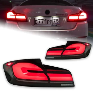 For BMW 5 Series F10 Standard Fitment Taillight Assembly F18 Modified LED Running Water Turn Signal