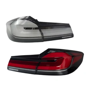 For BMW 5 Series G30 G38 Pre-LCI to LCI Facelift Upgrade Smoked Sequential Dynamic LED Tail Light Rear Lamp Assembly