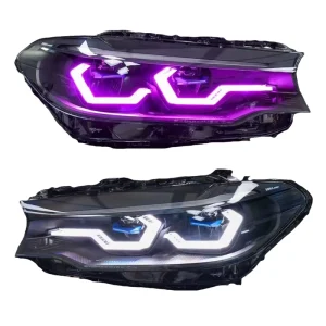 For BMW 5 Series M5 F90 G38 G31 G30 Laser Headlights Dual-lens Dual-color Switching DRL Modified OSS Headlights