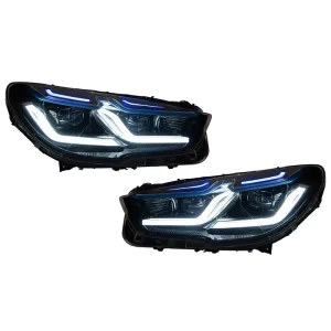 For BMW 5GT F07 LED Headlights Upgrade M5 Competition Style Dual Beam Projector Lens Auto Front Lamp Facelift