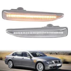 For BMW 7 Series E65 E66 E67 E68 01-08 Turn Signal Lamp Side Direction Lamp Auto Parts Sequential Dynamic LED Side Marker Lights